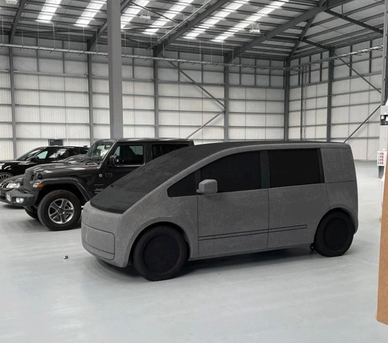Arrival Car life size foam mockup