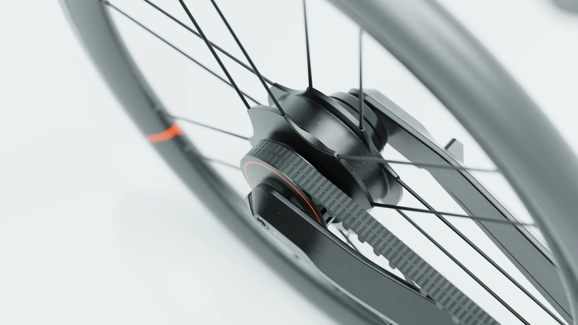 Voyager ebike belt drive detail